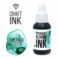 Алкогольные чернила Craft Alcohol INK, Emerald (Изумруд) (20мл)